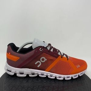 ON Mens Cloudflow Running Shoes Size 10 Orange Sneakers Road Athletic Training